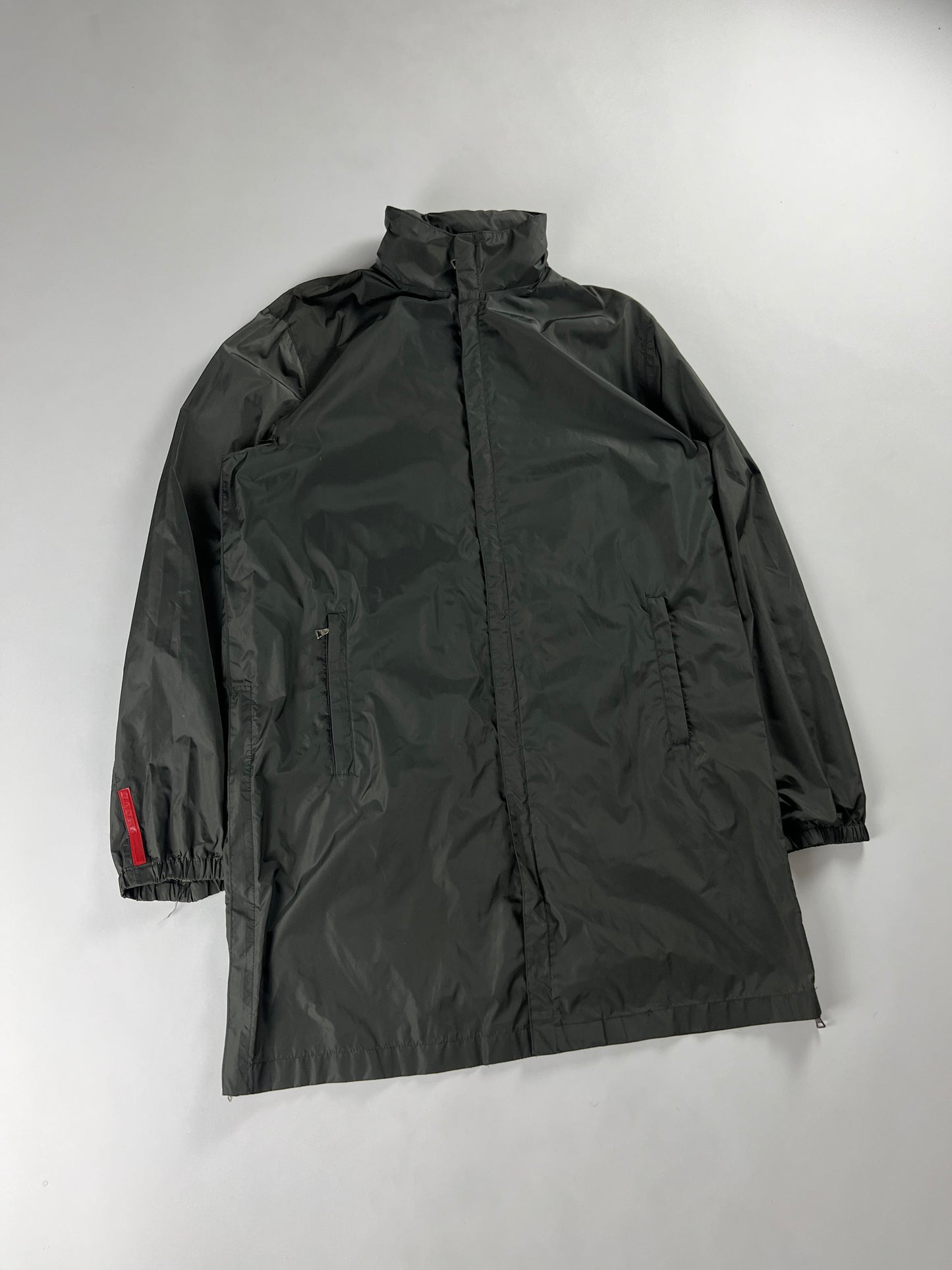 Prada Linea Rossa Nylon Technical Long Jacket SS 2000 - M