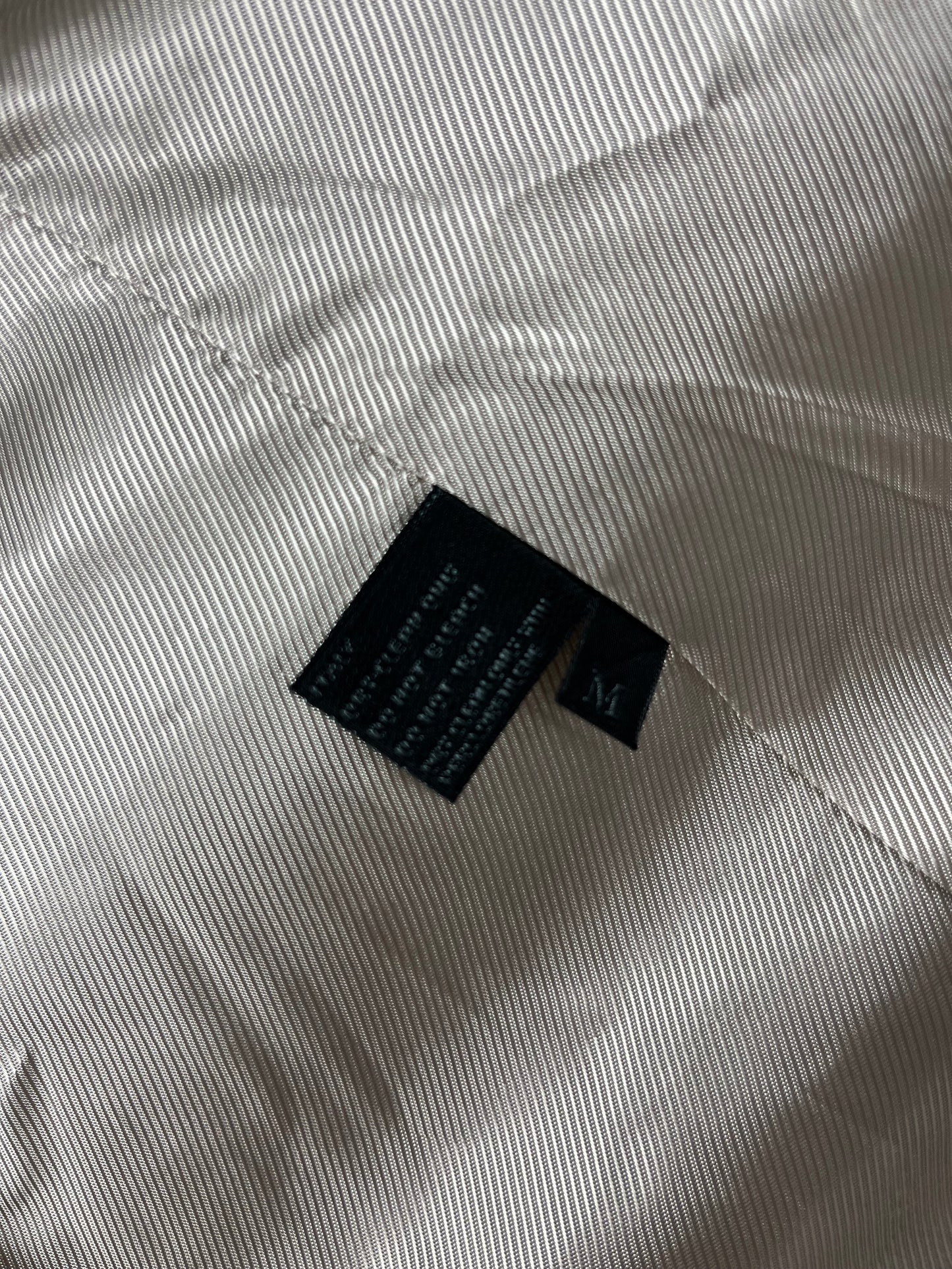 Prada Ivory Double Breasted Officer Overcoat FW 1995 - M