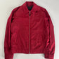 Prada Red Nylon Inside Monogram Work Trucker Jacket - L