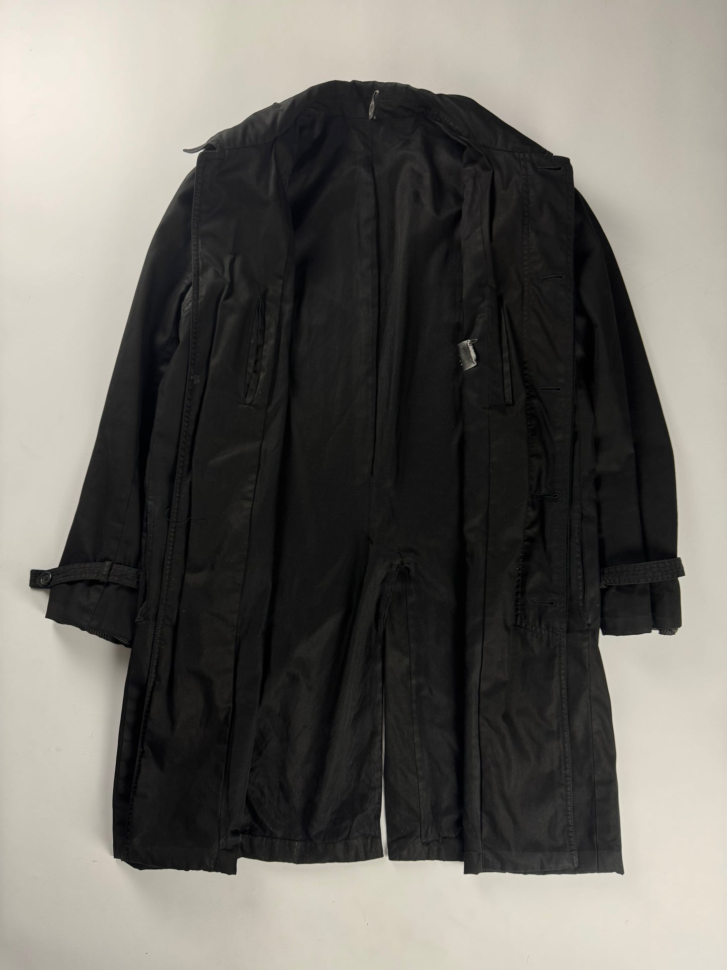 Dior Homme Hedi Slimane Nocturnal Cotton Minimalist Coat FW 2003 - L