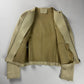 Prada Cream Cuffed Button Leather Jacket FW 1999 - XS