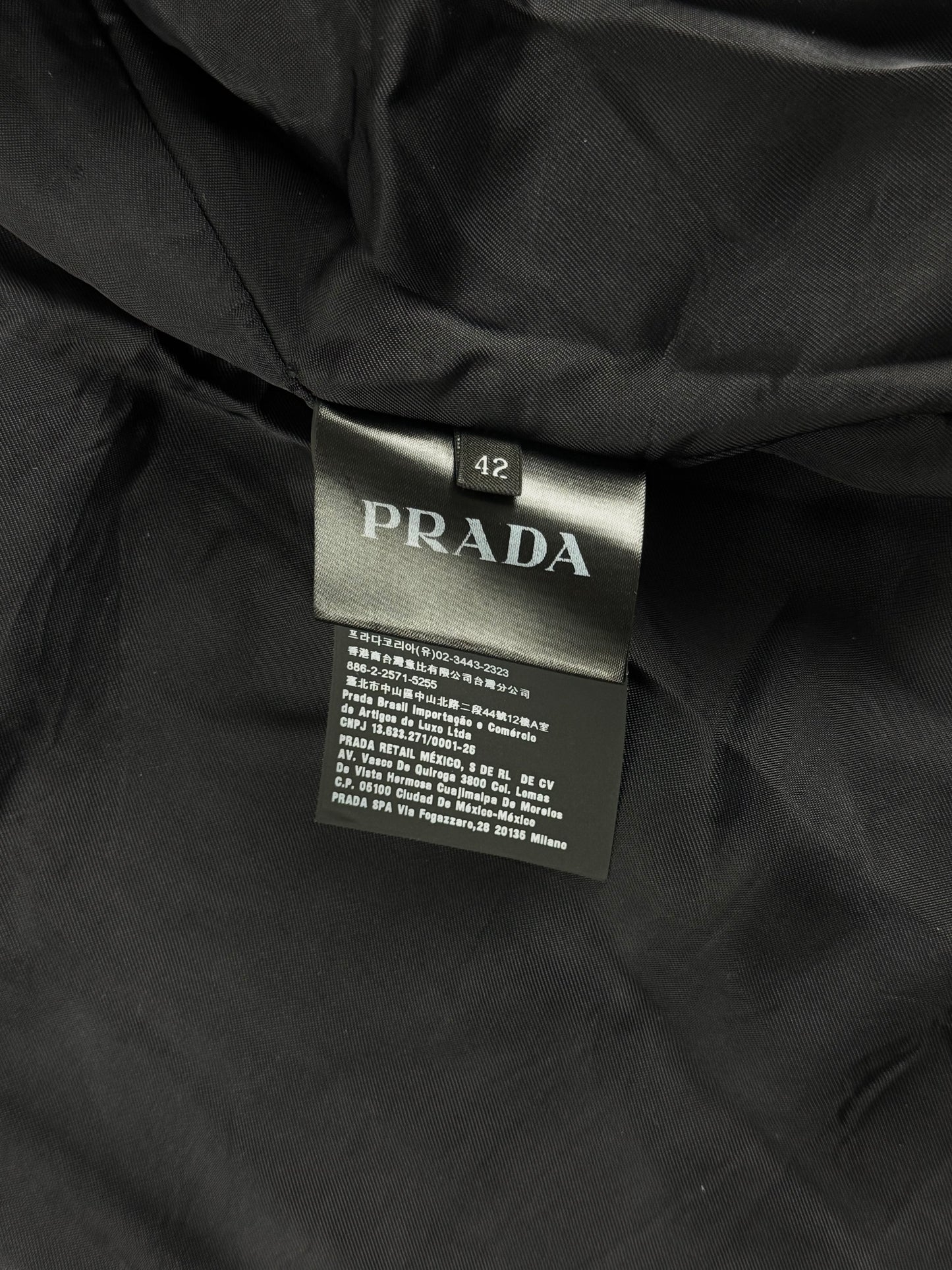Prada Navy Double Zip Officer Minimalist Trucker Jacket SS 2019 - S