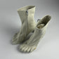 Balenciaga Vibram White Leather Heeled FiveFingers Toe Boots FW 2020 - 37 EU