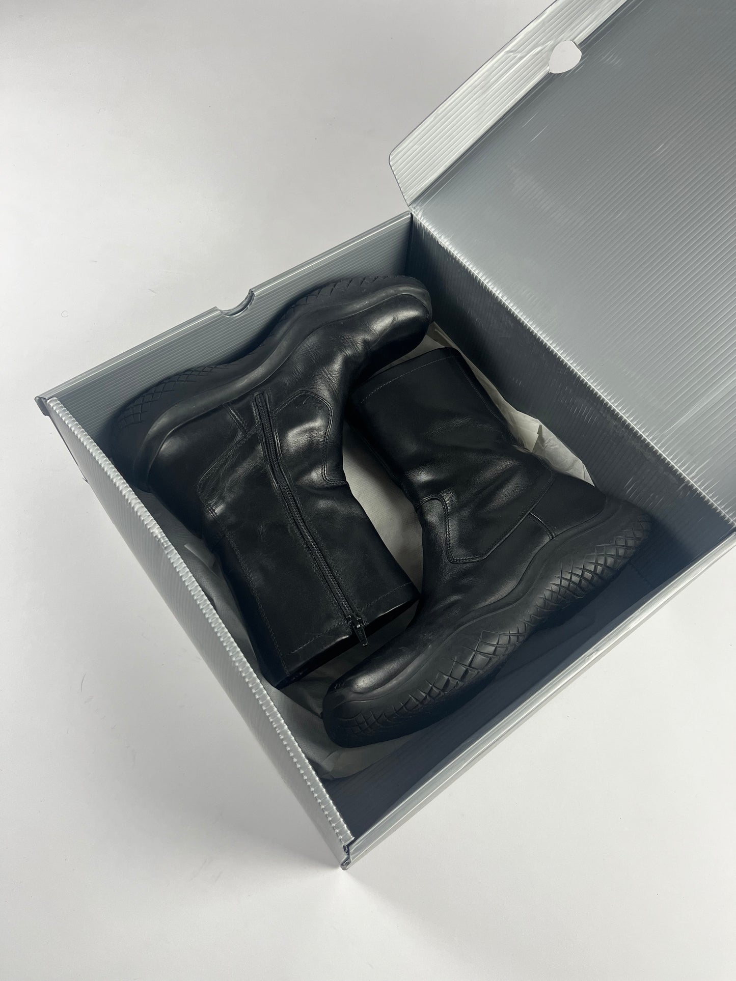 Prada Leather High Boots FW 1999 - 44 EU