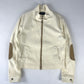 Prada Leather Patched Cream Harrington Jacket 2000s - L