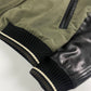 Prada Leather Sleeves Varsity Bomber Jacket FW 2013 - M