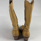 Gucci Tom Ford Camel Cream Leather Cowboy Western Boots SS 2004 - 45 EU