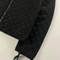 Prada Linea Rossa Black Oblique Quilted Nylon Zipper Jacket FW 2001 - M