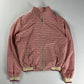 Prada Mainline Soft Plaid Checkered Bomber Jacket SS 2008 - M