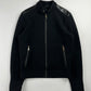 Prada Wool Zipper Leather Shoulders Jacket FW 2011 - M