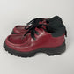 Prada Red Leather Vibram Platform Shoes FW 1999 - 39 IT/39,5 EU