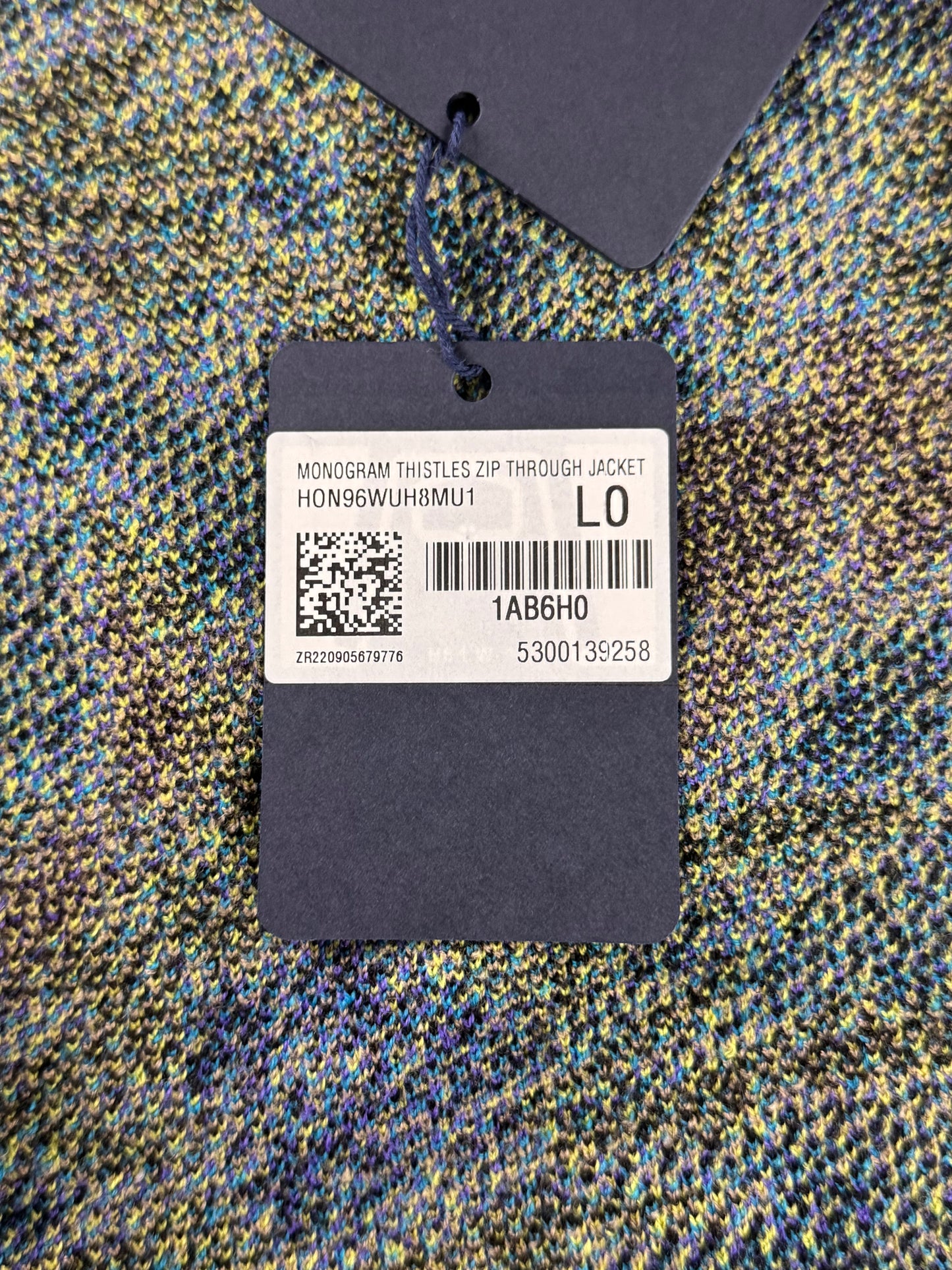 Louis Vuitton Floral Monogram Thistle Zip Through Jacket SS 2023 - L