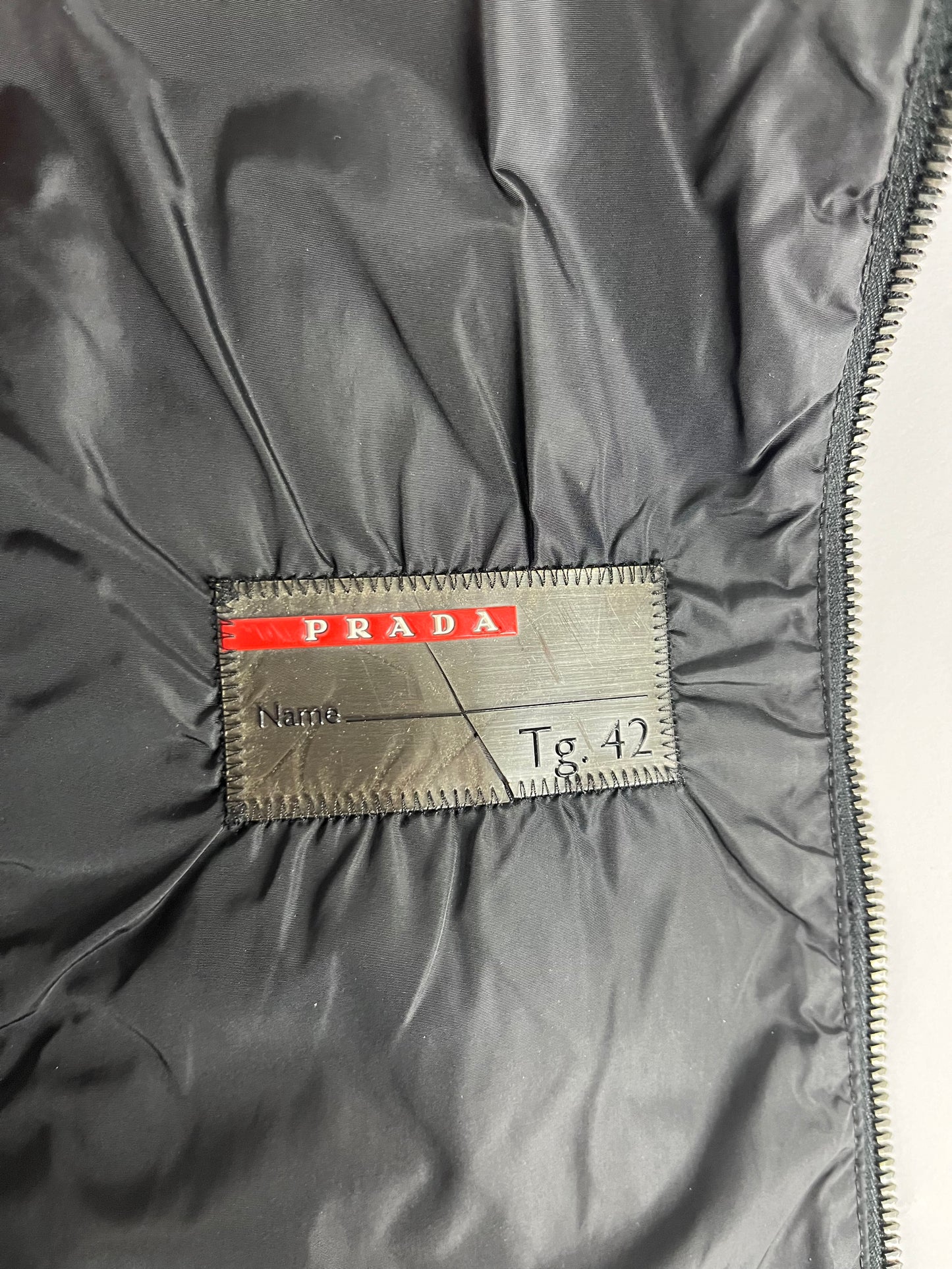 Prada Zip Front Nylon Cuff Jacket 2000s - XS