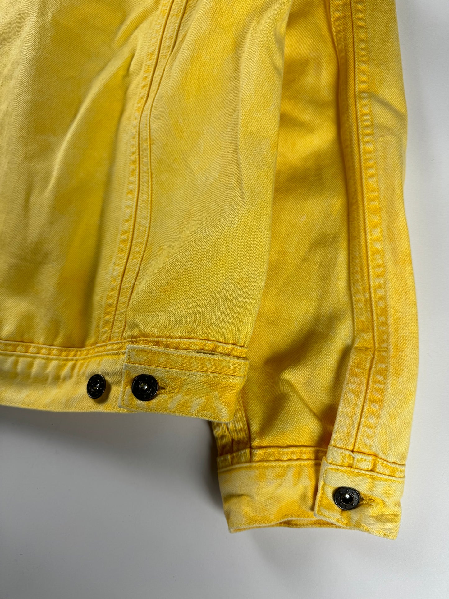 Y/Project Sample Yellow Denim Double Stone Wash Seam Jacket SS 2020 - S