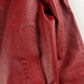 Prada Premium Red Leather Bomber Jacket FW 2000 - M
