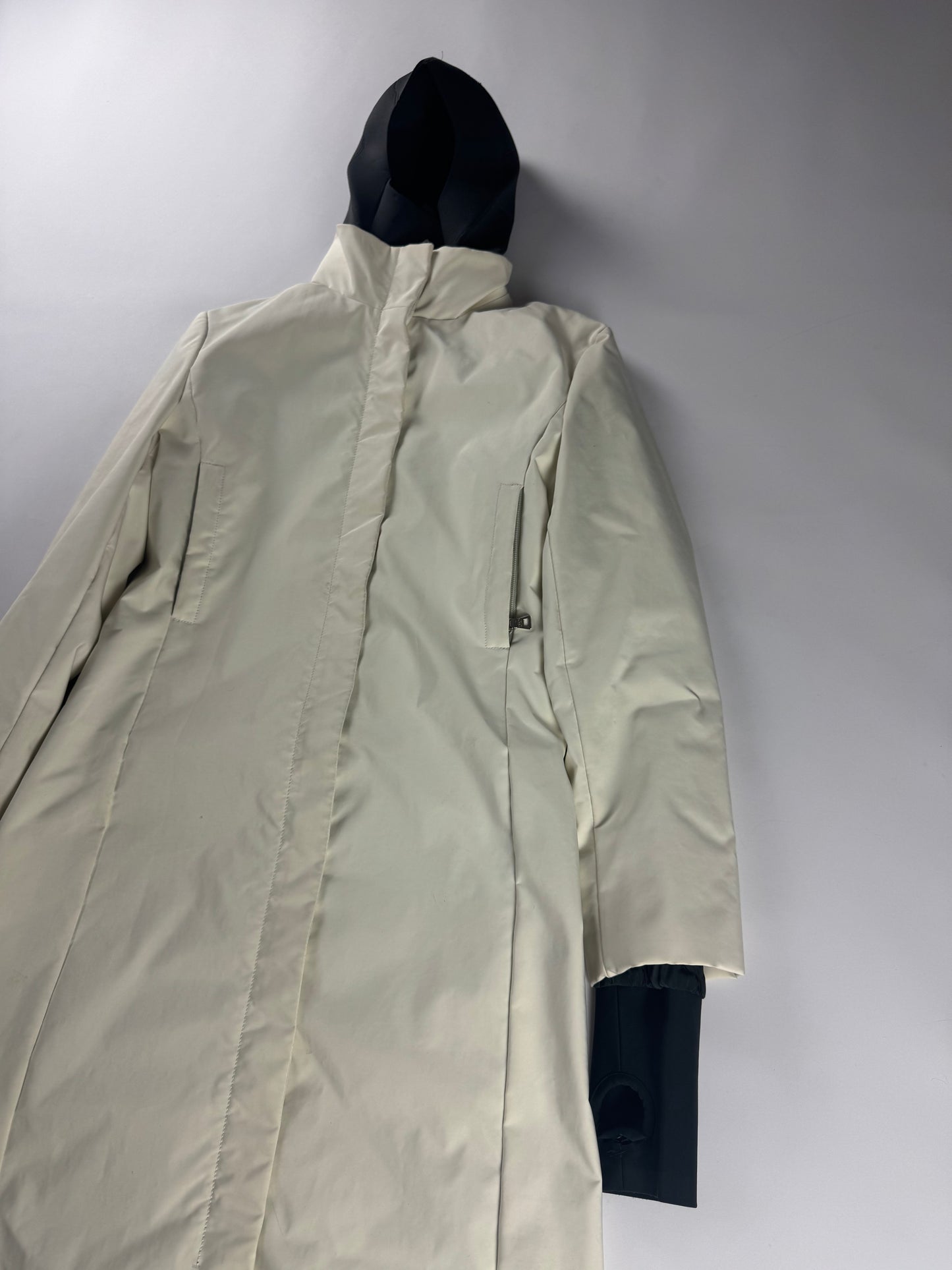 Prada Linea Rossa Technical Neoprene Hood Coat SS 1999 - XS