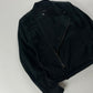 Gucci Navy Asymmetrical Zip Denim Biker Jacket SS 2002 - S