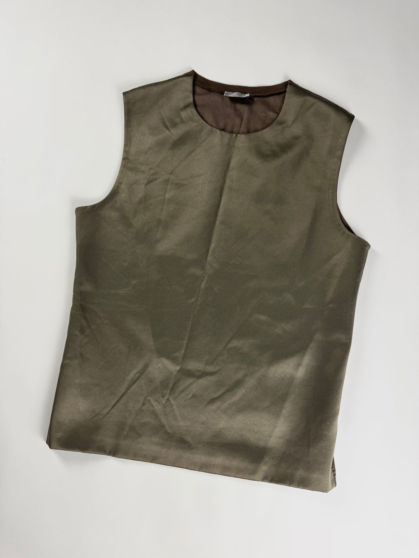 Dior Homme Sample Khaki Essential Tank Top SS 2014 - M