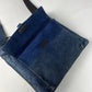 Prada Navy Suede Leather Crossbody Bag FW 1999 - OS