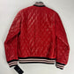 Saint Laurent Sample Quilted Baroque Damier Varsity Bomber Jacket SS 2018 - S