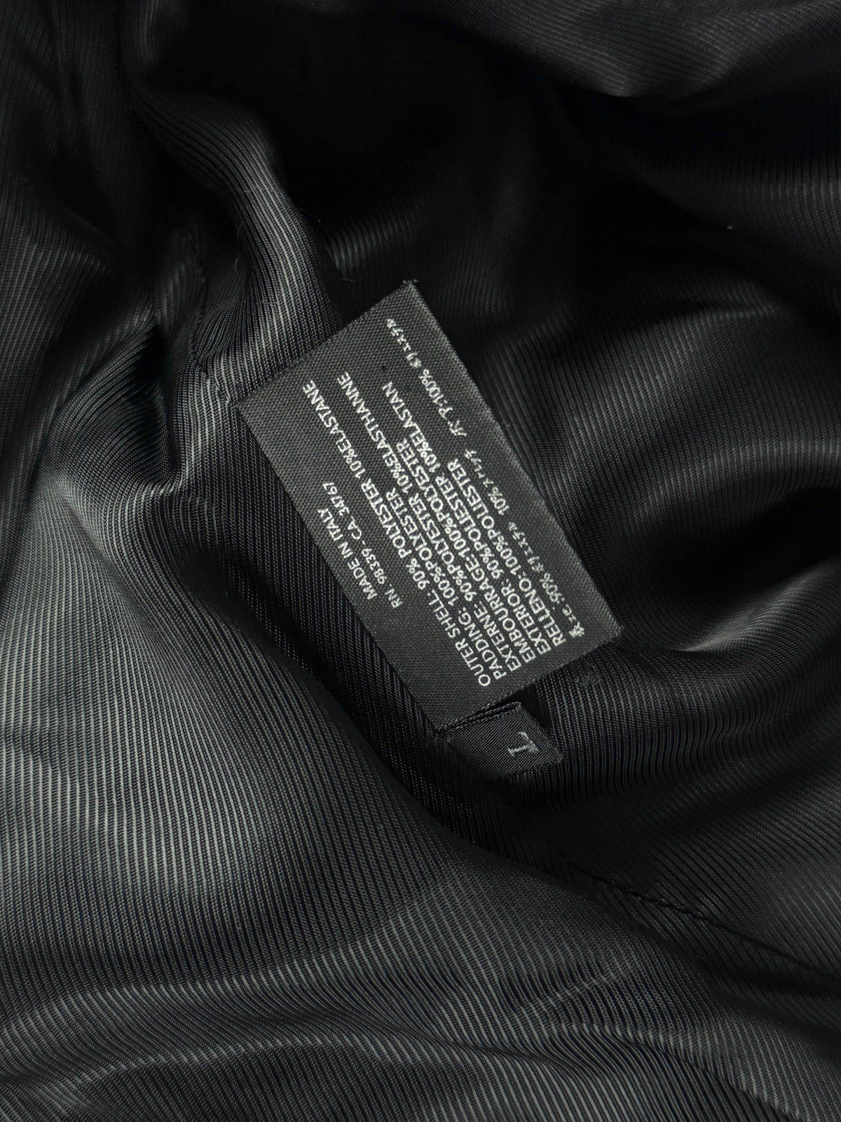 Prada Milano Black Single Breasted Minimalist Belted Coat FW 2000 - L