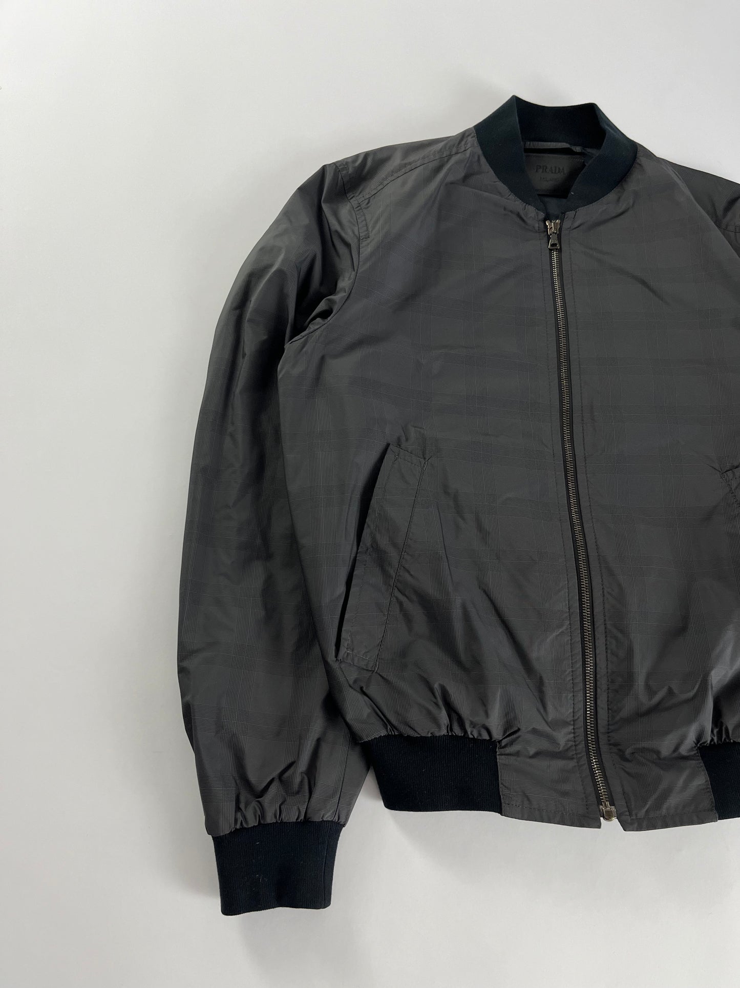 Prada Graphite Lunar Bomber Jacket FW 2010 - S