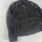 Prada Leather Paneled Shoulder Zipper Jacket 2000s - XS