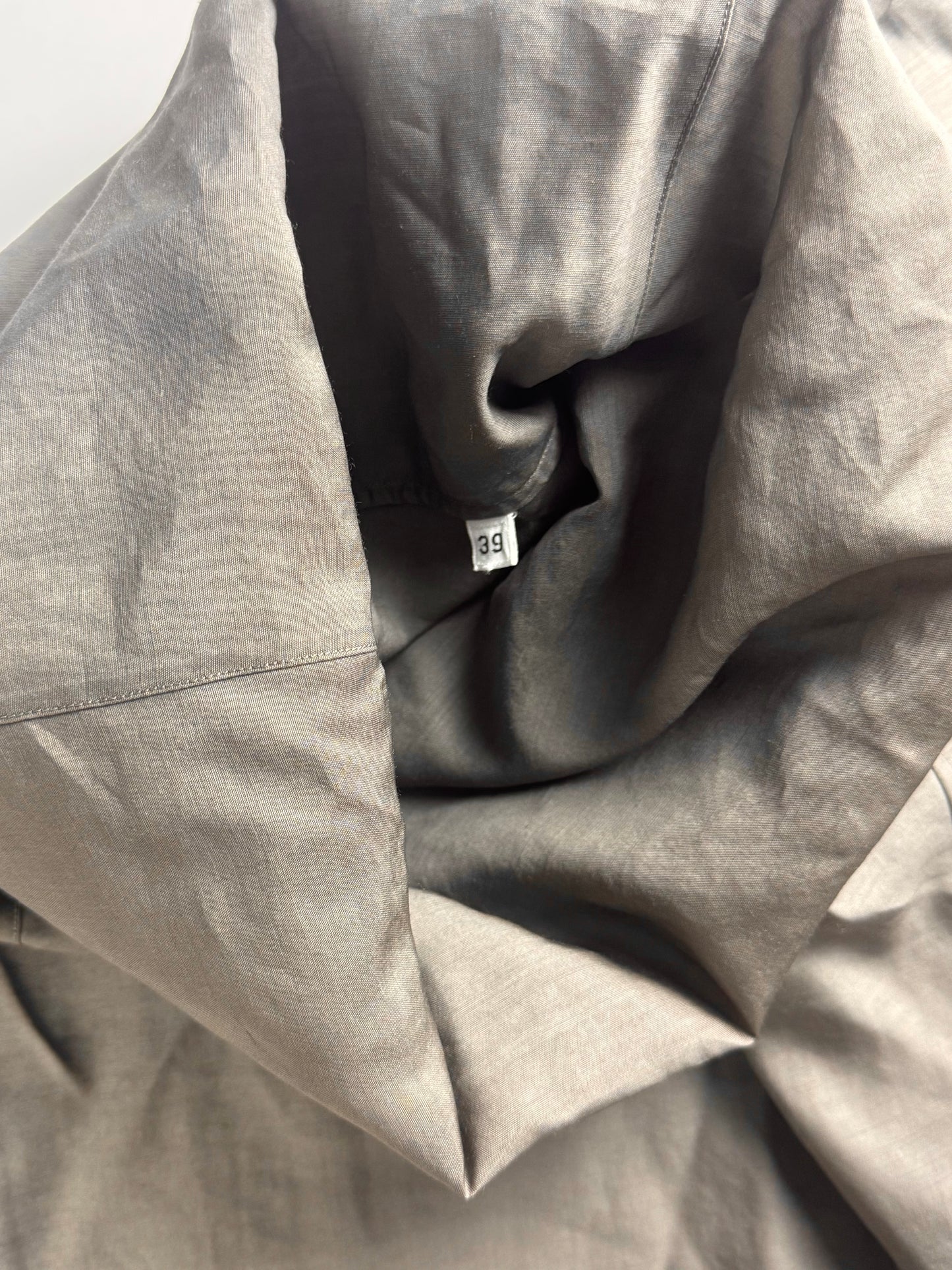 Hermès Sample Light Brown Funnel Neck Top - L