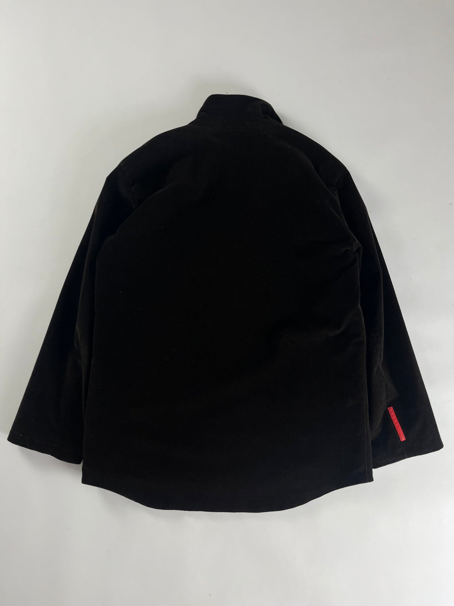 Prada Linea Rossa Dark Corduroy Jacket 2000s - L