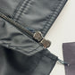 Prada Navy Double Zip Officer Minimalist Trucker Jacket SS 2008 - XS