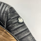 Moncler x Palm Angels Vicsek Full Grain Leather Down Moto Jacket FW 2023 - S