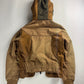 Dior Homme Sample Zip Sleeve Sand Brown Technical Hooded Jacket SS 2023 - M