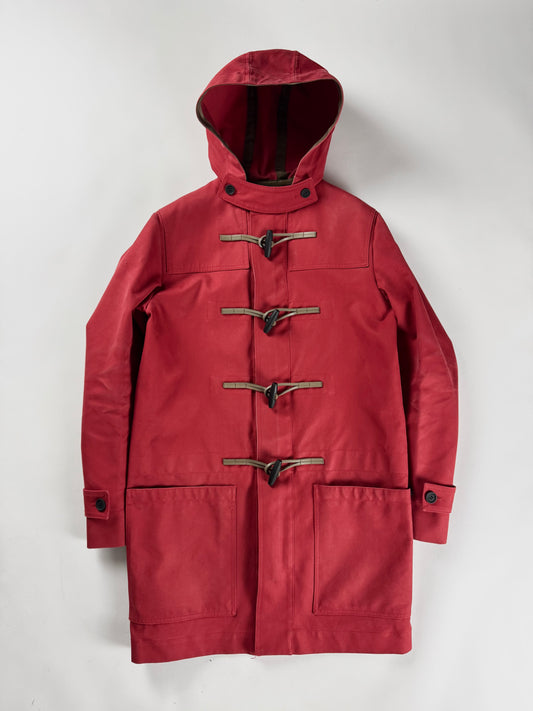 Dior Homme Kris Van Assche Red Military Duffle Coat Pre-Fall 2014 - S