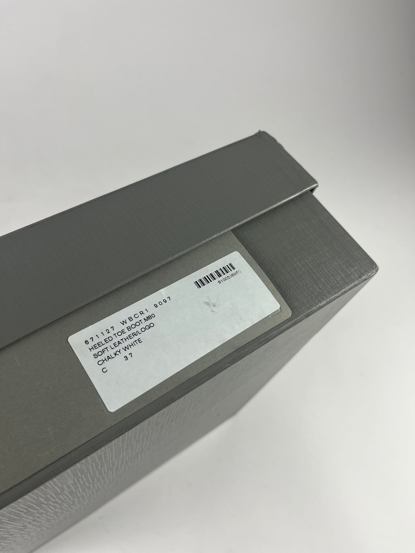 Balenciaga Vibram White Leather Heeled FiveFingers Toe Boots FW 2020 - 37 EU