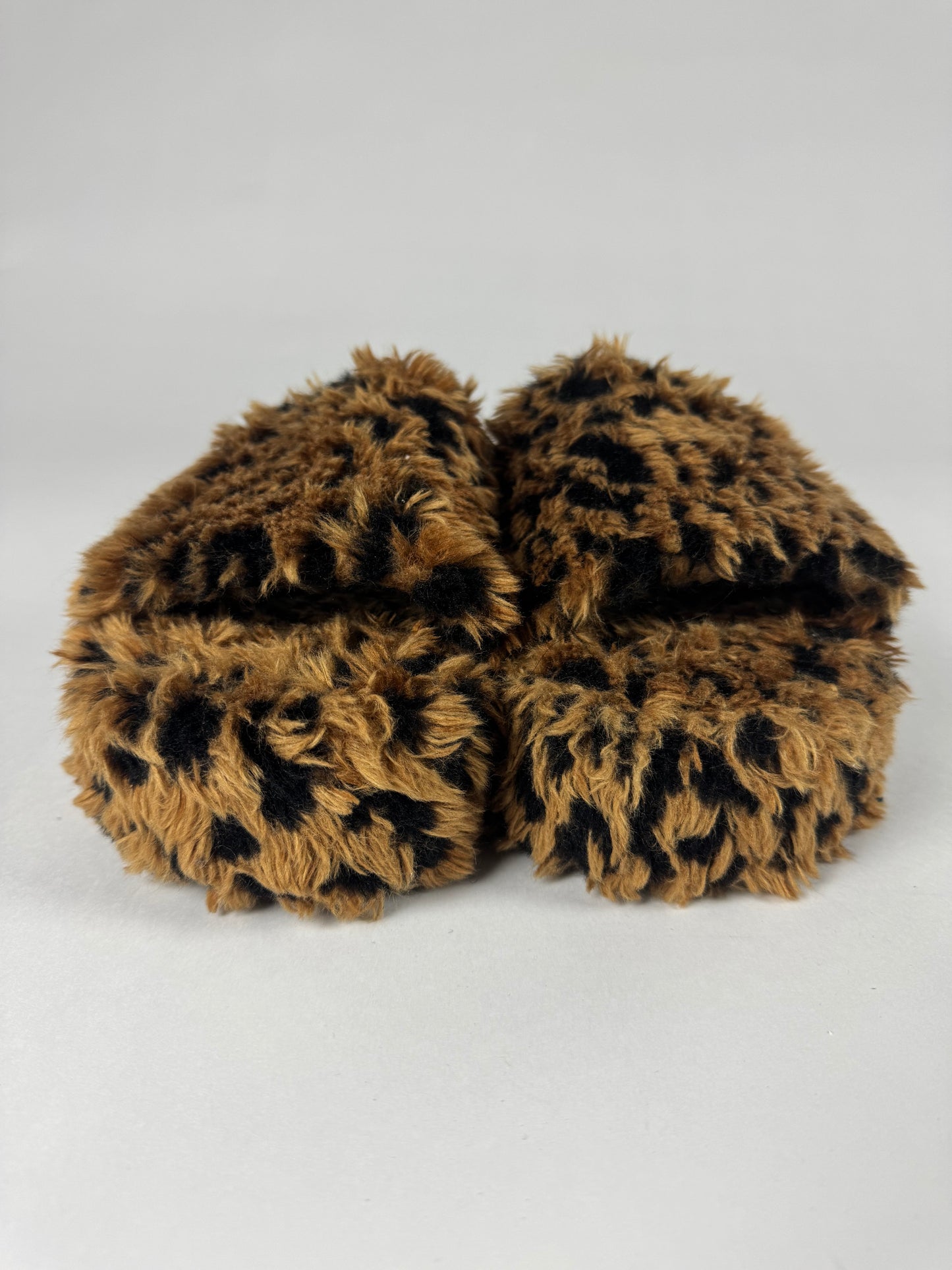 Balenciaga Sample Leopard Print Furry Slides SS 2023 - 37 EU