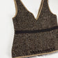Prada Wool Tweed V Collar Top FW 2000 - M