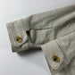 Louis Vuitton Cotton Incrusted Leather Striped Jacket - L