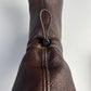 Prada Brown Premium Leather Tightenable Boots - 42,5 EU