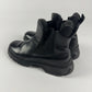 Prada Black Leather Chelsea Combat Mid Boots FW 2003 - 40 EU