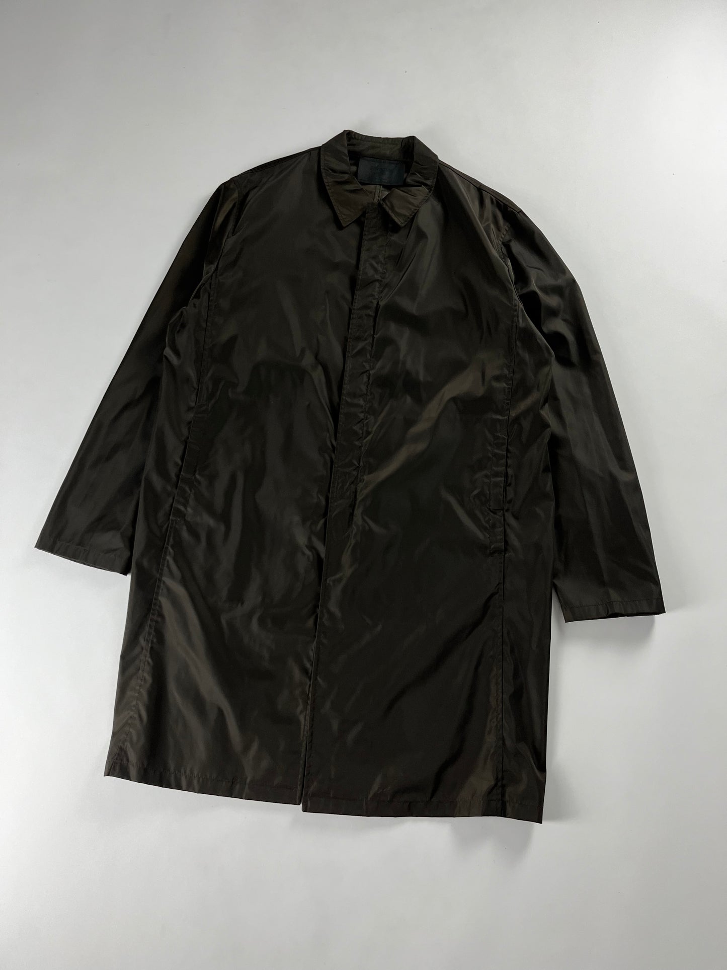 Prada Nylon Strapped Long Light Jacket SS 1998 - XL