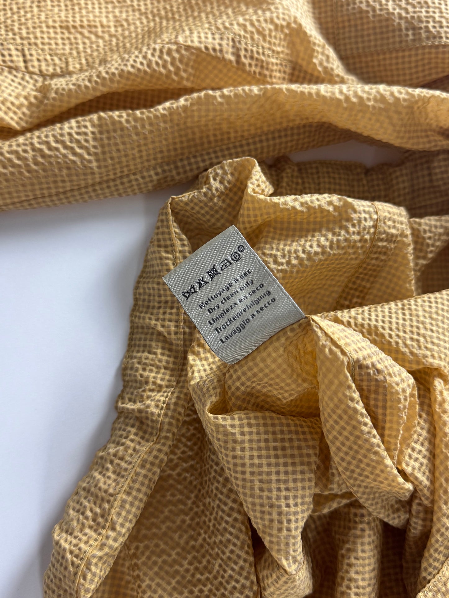 Hermès Sample Front Pocket Soft Textured Sand Turtleneck Half Zip Jacket SS 2020 - M