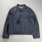 Louis Vuitton Virgil Abloh Indigo Raw Iridescent Denim Jacket FW 2021 - XL