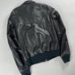 Dior Homme Black Leather Bomber Jacket SS 2008 - M