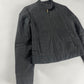 Louis Vuitton Dark Grey Cotton Stitch Details Rider Jacket 2000s - XS