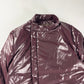 Louis Vuitton Glass Burgundy Asymmetrical Zip Nylon Jacket 2000s - S