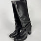 Prada Side Belted Pocket High Leather Boots FW 1999 - 39 IT/39,5 EU