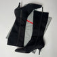 Prada Black Zipped Motor Boots FW 1999 - 38 IT/39 EU