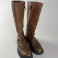 Prada Faded Brown Premium Leather Combats Boots FW 2003 - 40 EU