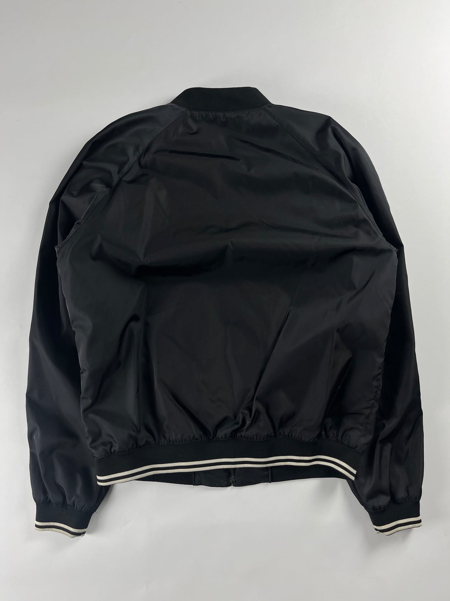 Prada Triangle Logo Nylon Bomber Jacket FW 2018 - L