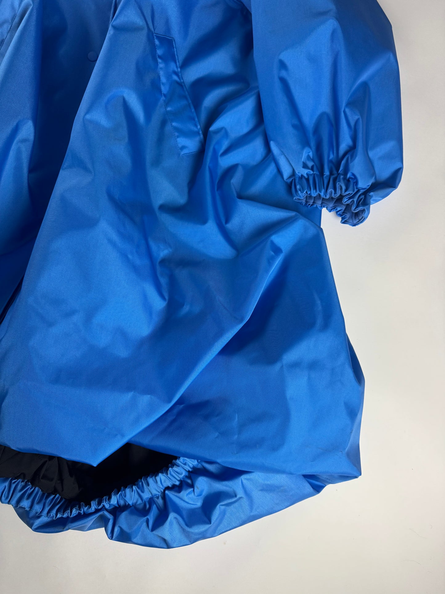 Balenciaga Electric Blue Oversize Shirt Balloon Overcoat FW 2018 - M